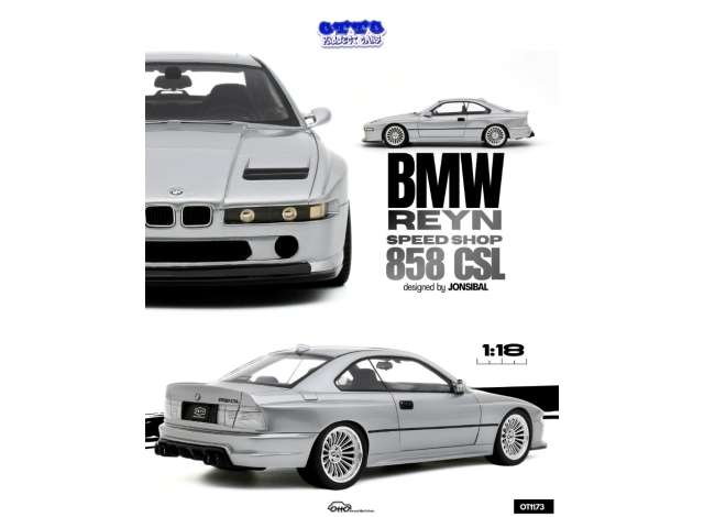 1:18 BMW Reyn Speed Shop 858 CSL designed by Jonsibal *Resin series*, chrome shadow metallic 2024 - OT1173