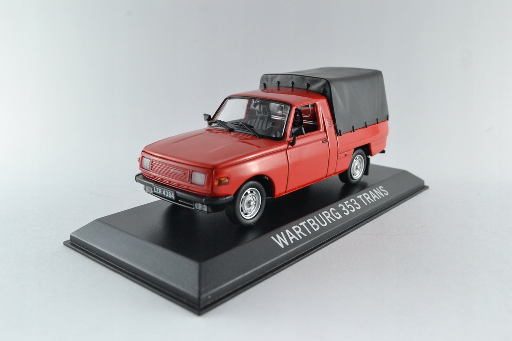 1:43 WARTBURG 353 Trans, Legendarni automobily minule ery 55, red - LAME055