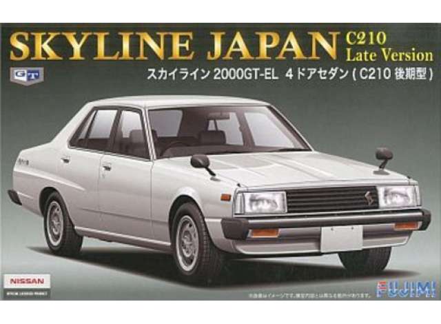 1:24 Сборная модель Nissan Skyline 4Door Sedan 2000 GT-E-L (C210 Later) - 038766
