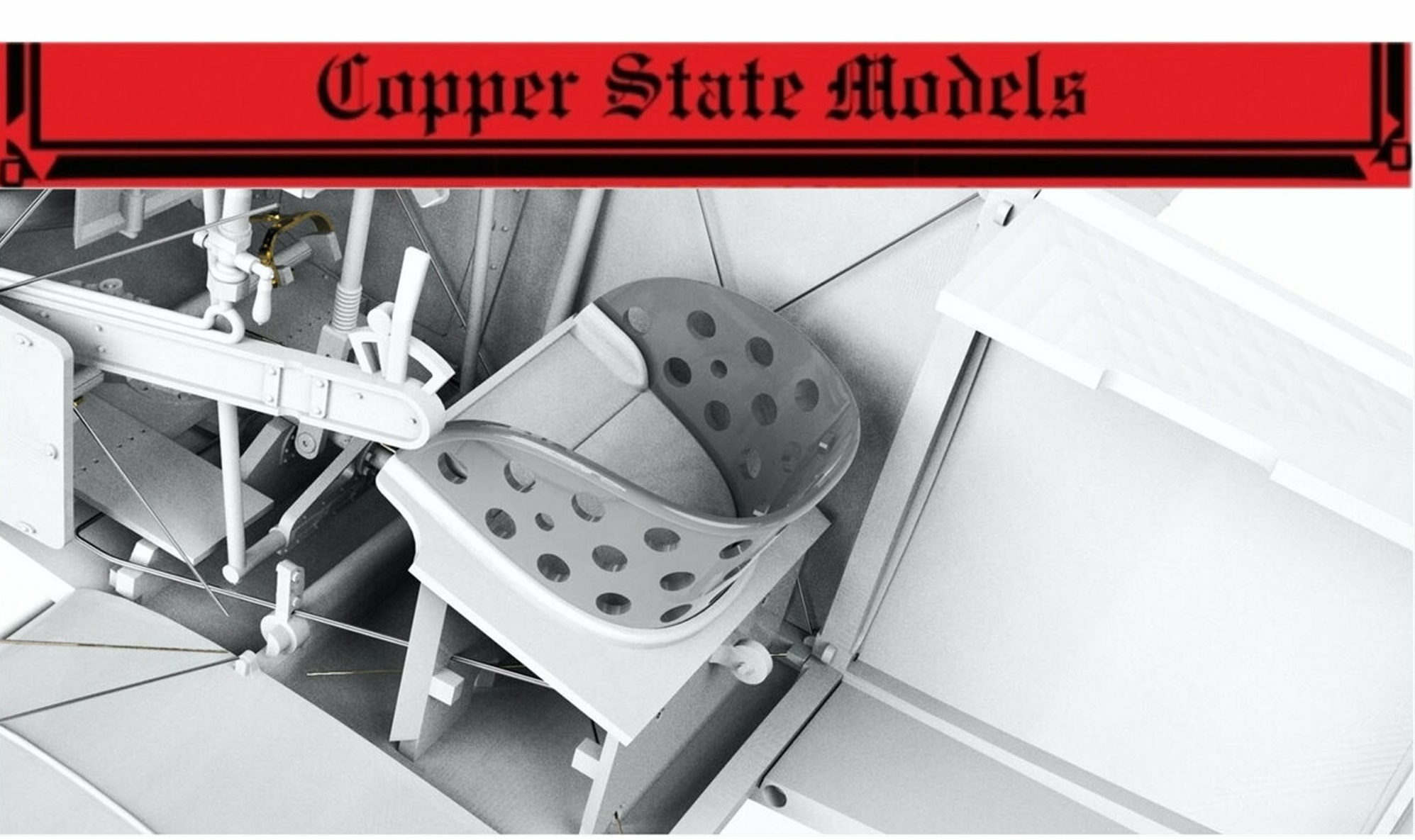 1:32 Спинка сиденья пилота Nieuport 1 - A32-015