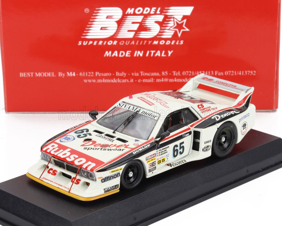 1:43 LANCIA Beta Montecarlo Turbo Team Sivama Di Galliate №65 24h Le Mans (1982) Gianni Giudici - Thierry Perrier - Bernard Salam, White Red - 9224/2