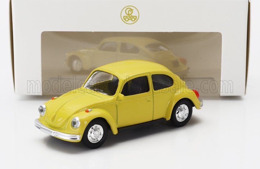 1:54 VOLKSWAGEN Beetle 1303 Maggiolino (1973), Yellow - 319350-SET-BEET