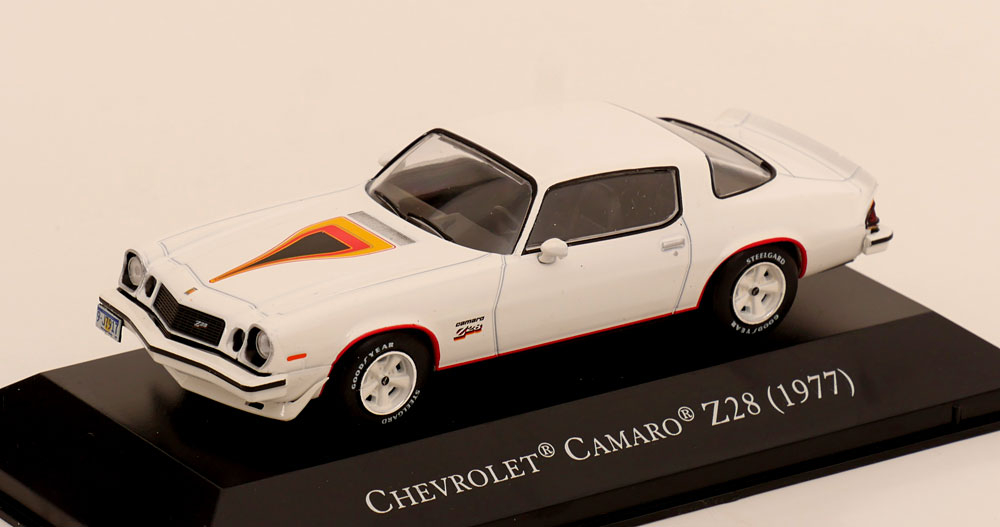 1:43 (Уценка!) CHEVROLET Camaro Z28 (1977), white - ALT601-Z1