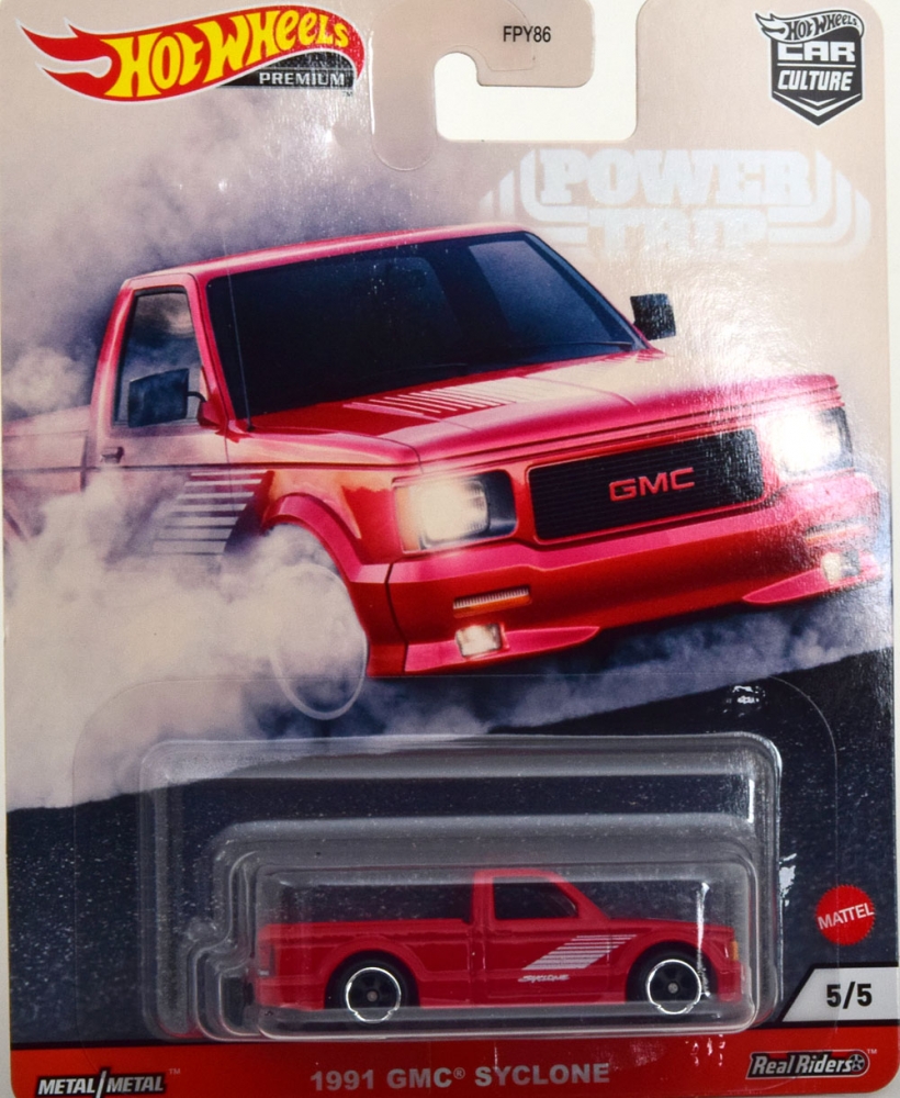 1:64 GMC Syclone Pick Up (1991), red white - GJR01