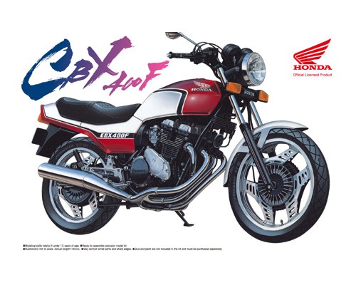 1:12 Сборная модель Мотоцикл Honda CBX400F - 04164