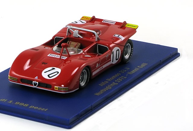 1:43 ALFA ROMEO 33.3 №10  Nuerburgring, Galli (1971) - 227021