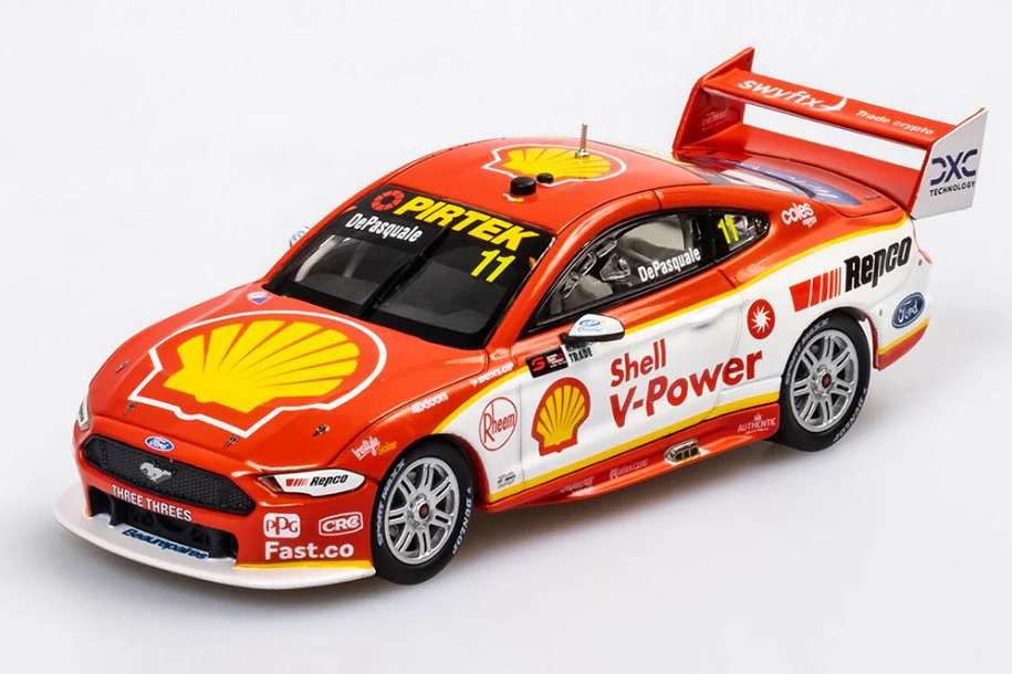 1:43 FORD Mustang GT Shell V-Power Racing Team #11  - 2022 Repco Supercars Championship Season, red - ACD43F22A