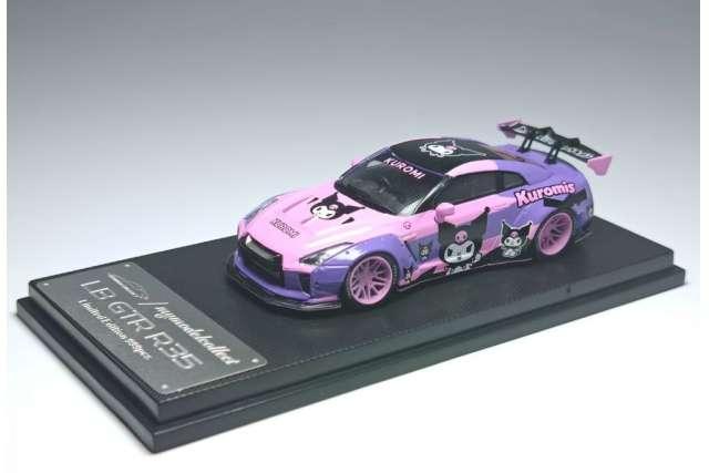 1:64 NISSAN LB GTR R35 1.5V *KUROMI*, pink/purple - C640004P