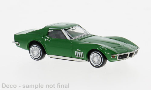 1:87 CHEVROLET Corvette C3 (1967), green - BRE19989