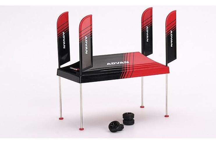 1:64 Paddock Service Tent Set ADVAN Paddock Service Tent Set ADVAN - model 1/64 - MGTAC20