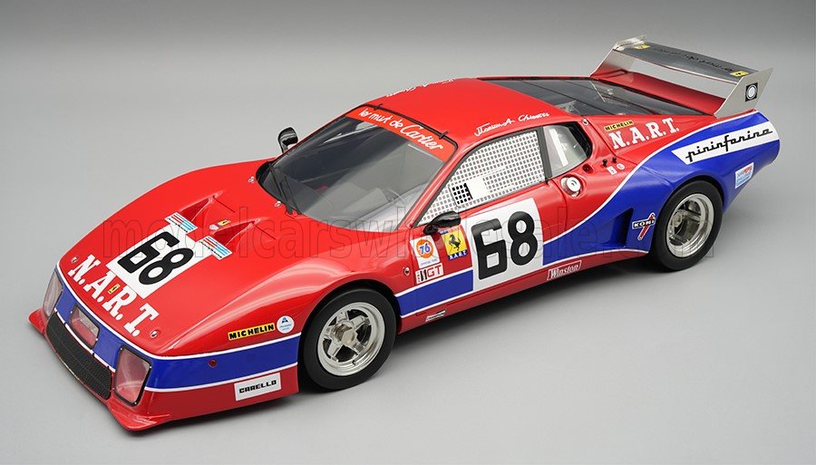 1:18 FERRARI 512BB LM 4.9L Team N.A.R.T №68 24h Daytona (1979) Bob Tullius - Jean Pierre Delaunay- Pat Bedard - TM18-409B