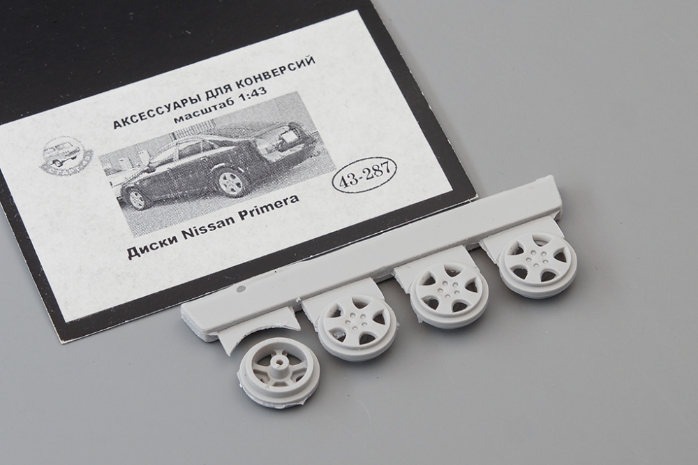 1:43 Диски Nissan Primera (287) - 43-287