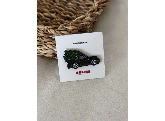 1:0 Значок Pin Porsche 911 *Christmas Tree*, black - ENPN030