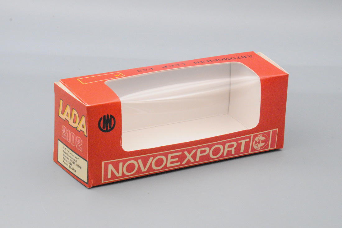 1:43 Коробка Волжский 2102 Novoexport (репринт) - KRB-009