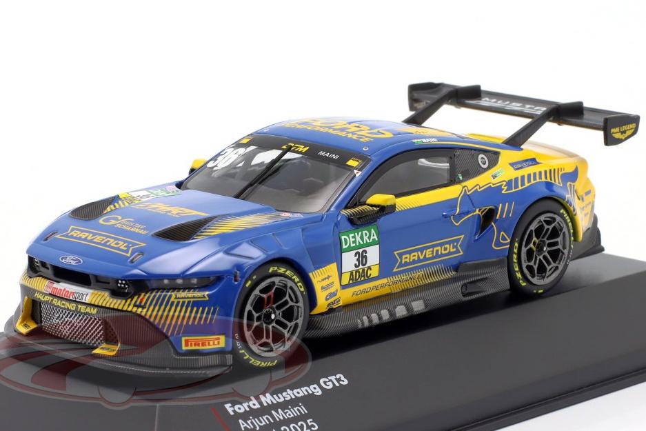 1:43 FORD Mustang GT3 №36 DTM Haupt Racing Team Arjun Maini (2025) - HRT-I-GT3-DTM-25-4336