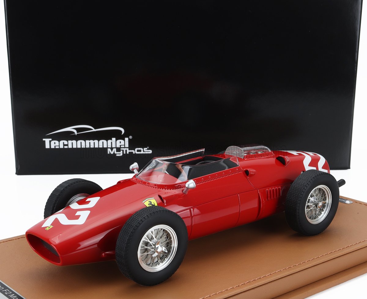 1:18 FERRARI F2 Dino 156 №22 Monza Italy Gp (1960) W.von Trips, Red - TM18-299B