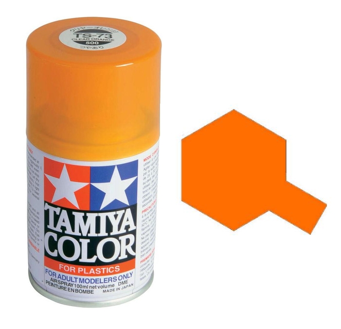 TS-73 Clear Orange (Прозрачный оранжевый) аэрозольная краска, 100 мл. (в баллоне) - 85073