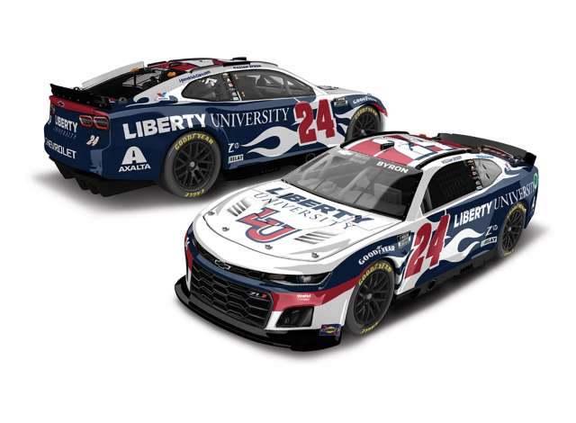 1:24 CHEVROLET #24 William Byron *Liberty University*, white/blue/red 2025 - C242522LIBWB