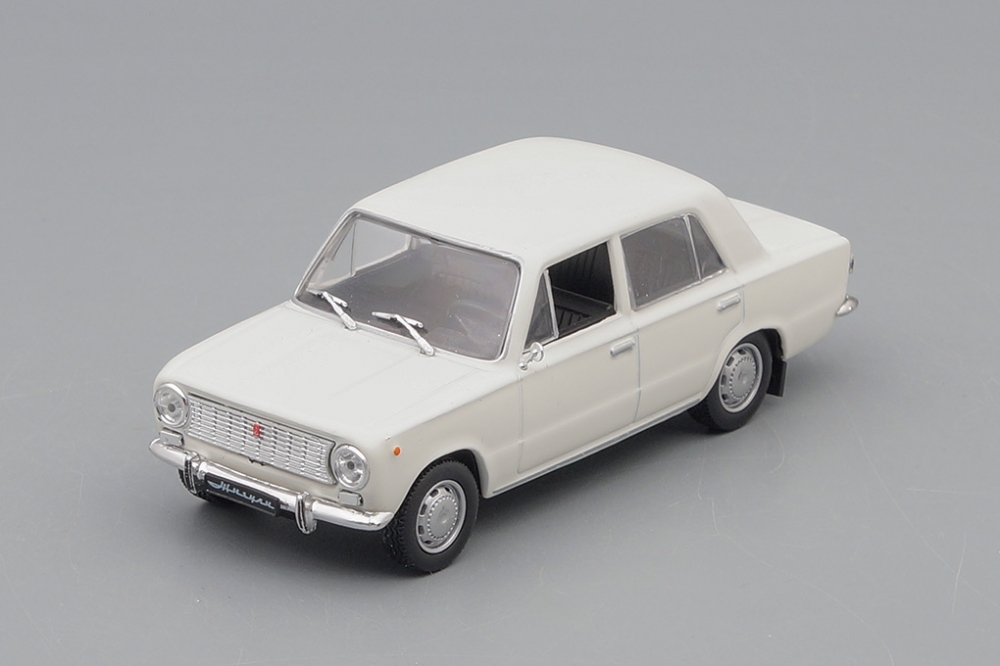 1:43 Волжский 2101 Жигули, Автолегенды СССР 25, белый - AL025