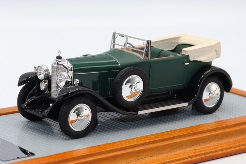 1:43 Mercedes-Benz 630K Sports Tourer Harrington 1927 sn35233 Current Car Opened Top, Black/Green - IL 43205