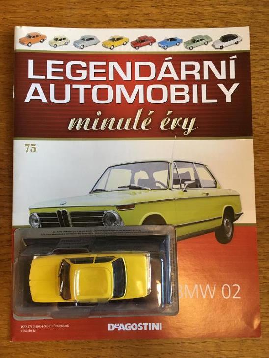 1:43 BMW 02, Legendarni automobily minule ery 75 - LAME075