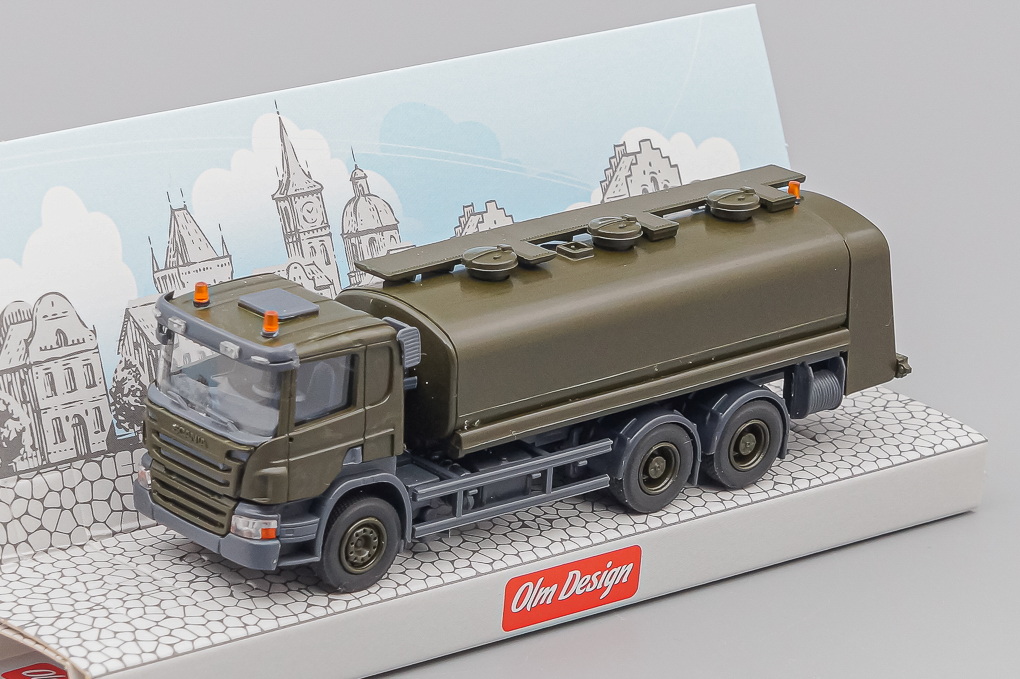 1:87 SCANIA P 6х4 топливозаправщик, хаки - OLM342