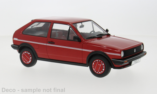 1:18 VOLKSWAGEN Polo II Coupe Fox (1985), red - MCG18523