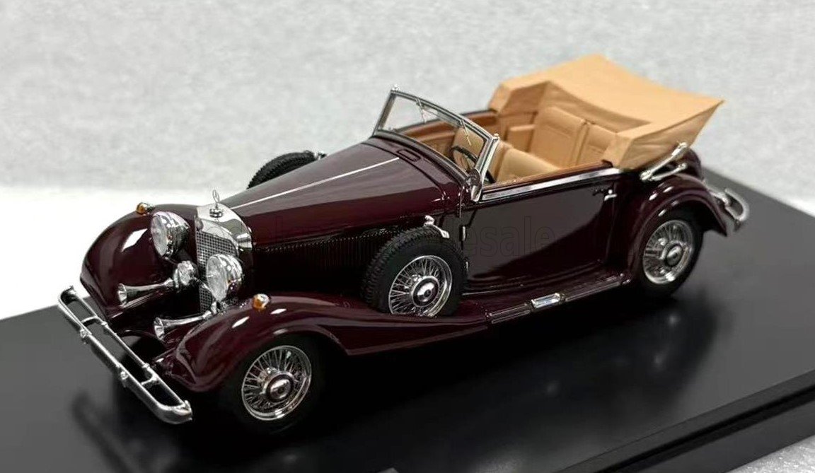1:43 MERCEDES BENZ 500K Cabriolet C (1935), burgundy - MX41302-312
