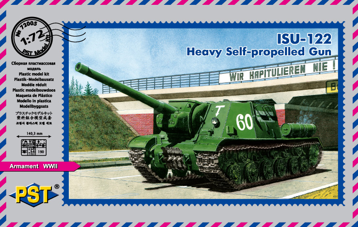 1:72 Сборная модель Самоходная артиллерийская установка ИСУ-122 - 72005