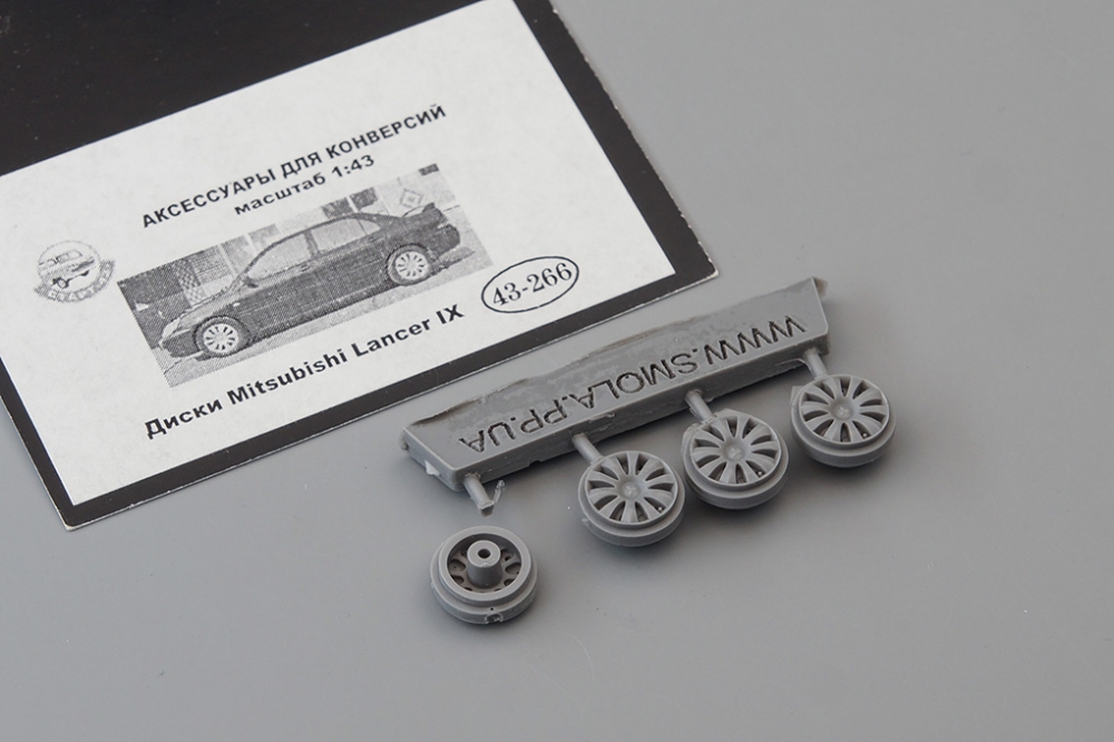 1:43 Диски Mitsubishi Lancer IX (266) - 43-266