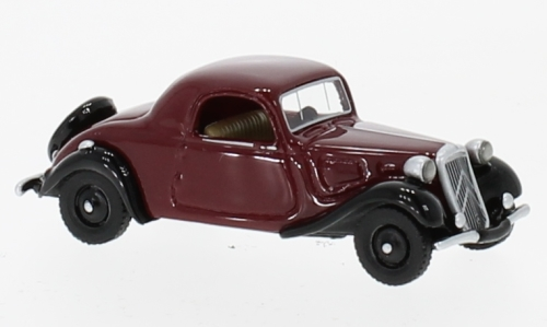1:87 CITROEN Traction Avant Faux Cabriolet (1936), dark red / black - 87521