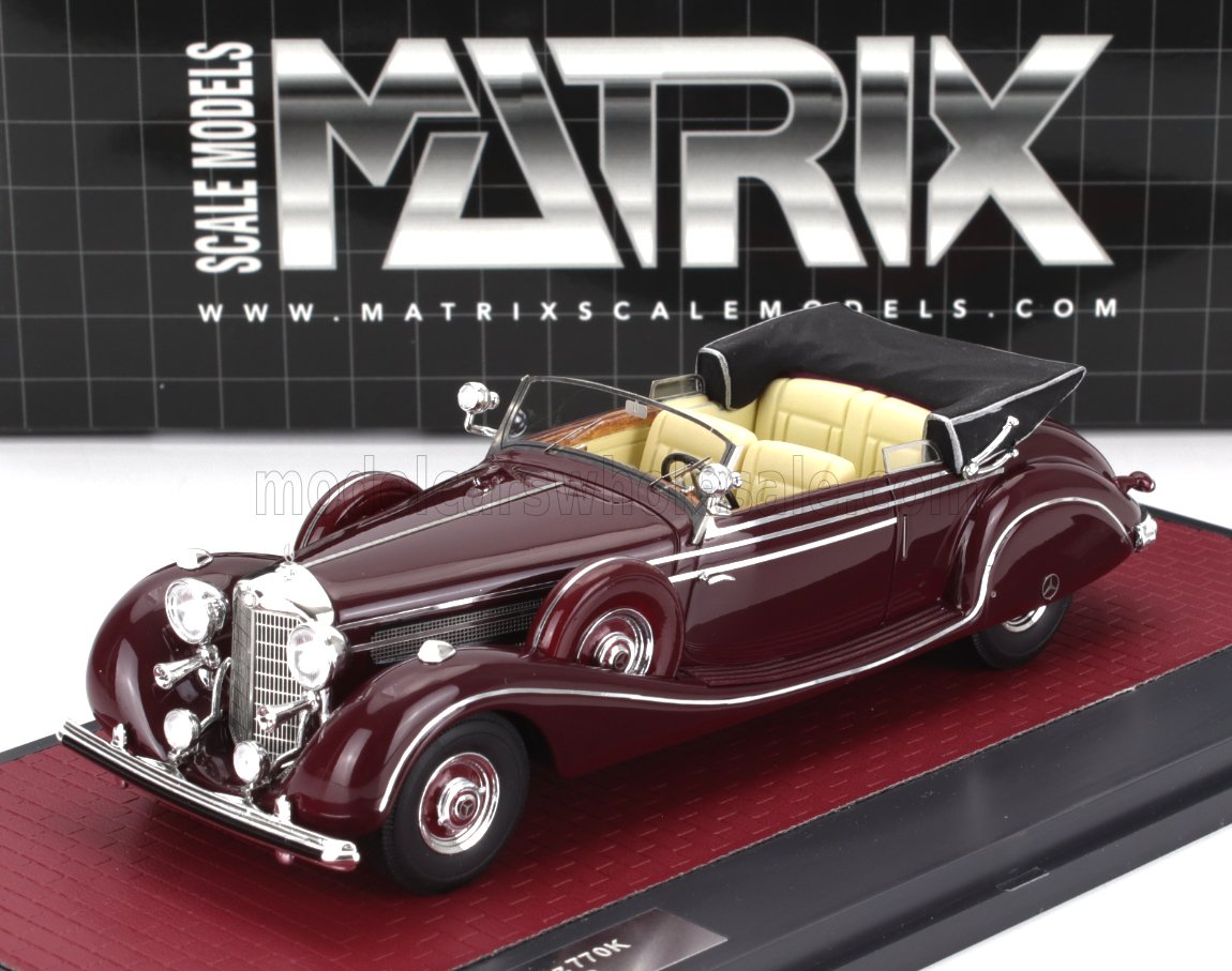1:43 MERCEDES BENZ 770k (w150) Cabriolet Open (1939), Bordeaux - MX41302-231