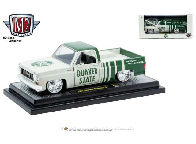 1:24 CHEVROLET Cheyenne 10 (1973), white/green - 40300-133B