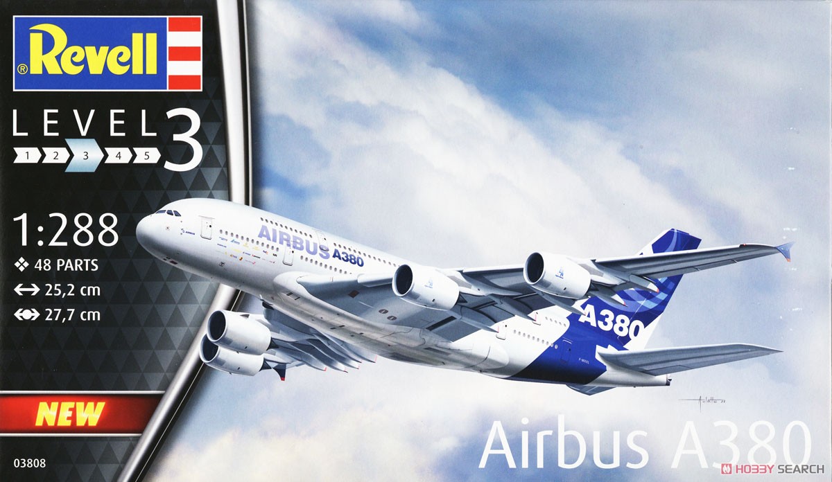 1:288 Сборная модель Airbus A380 - 03808