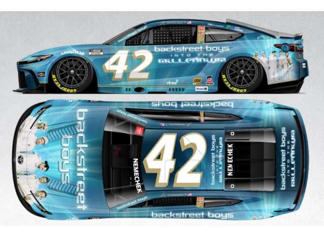1:64 Toyota Camry XSE #42 John Hunter Nemechek *Backstreet Boys*, blue/white 2025 - C422565BSBJH