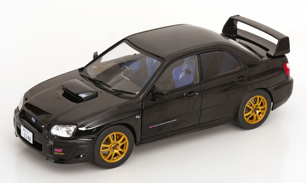1:18 SUBARU Impreza WRX STI (2004), black - S1812305