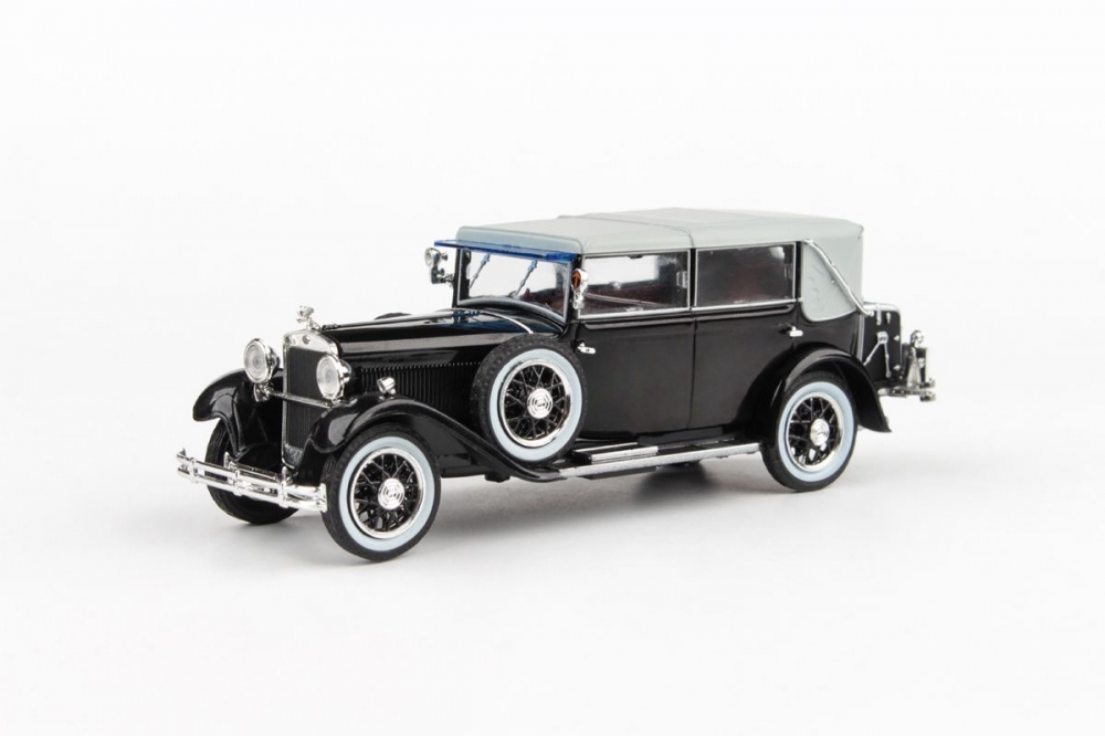 1:43 SKODA 860 1932 Černá   - časopis s - 905D