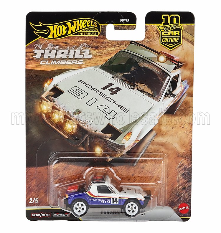 1:64 PORSCHE 914/6 №14 Rally Dakar (1977), Blue White - JKF22