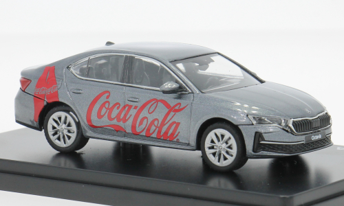 1:43 SKODA Octavia IV FL Coca Cola (2024), grey - 048F03
