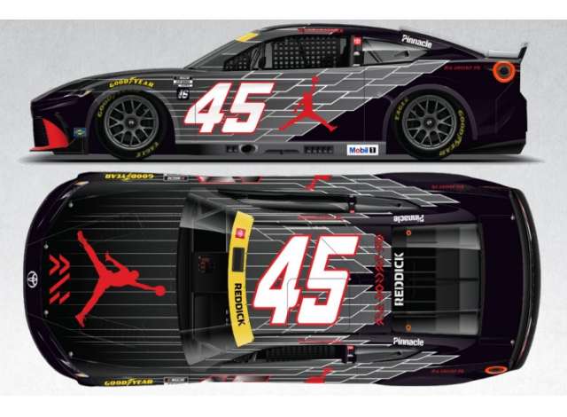 1:24 TOYOTA Camry XSE #45 Tyler Reddick *Jordan Brand AJ40*, black/red/white 2025 - C452523JOATK