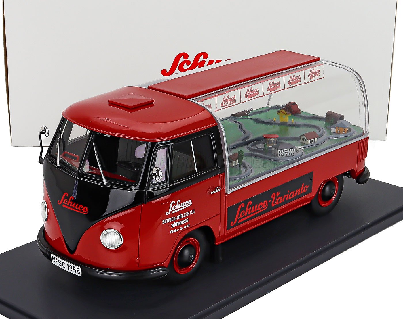 1:18 VOLKSWAGEN T1 Schuco Varianto (1962), Red Black - 18U00181
