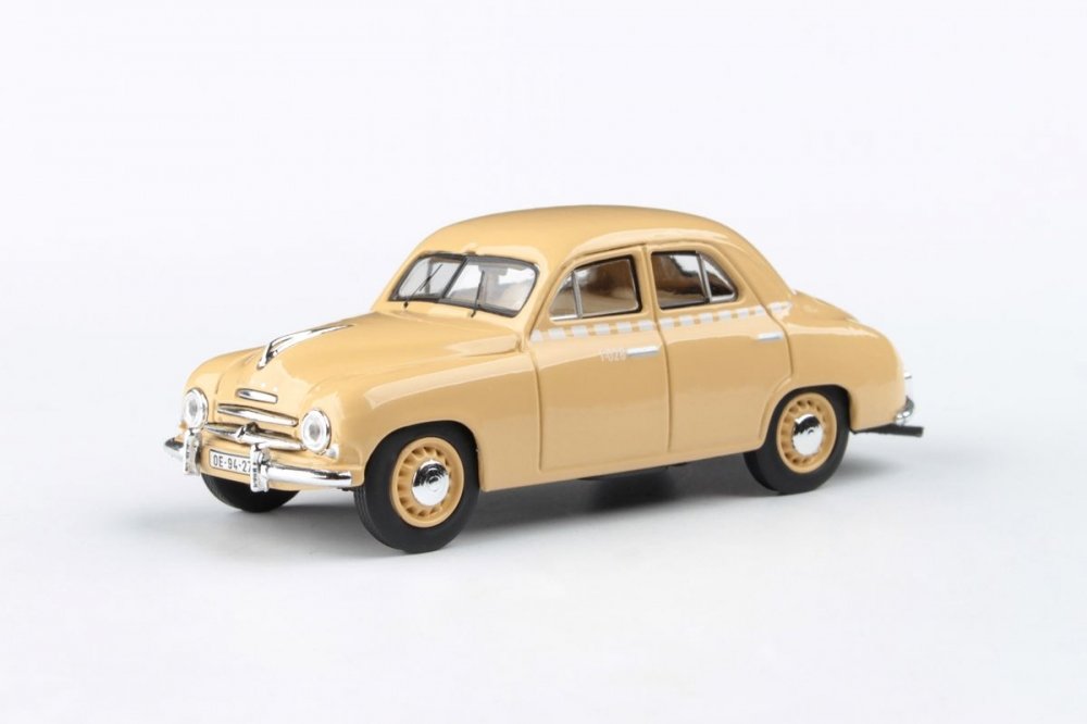 1:43 SKODA 1201 sedan Taxi 1956 časopis - 711XDYP
