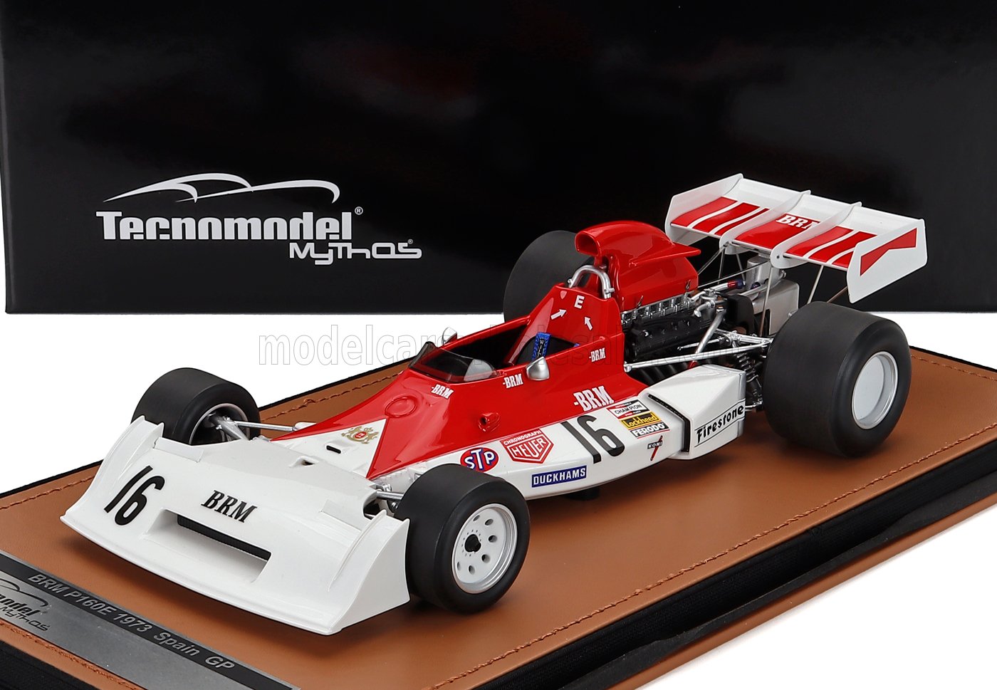 1:18 BRM F1 P160e №16 Spain Gp (1973) Niki Lauda, White Red - TM18-296D