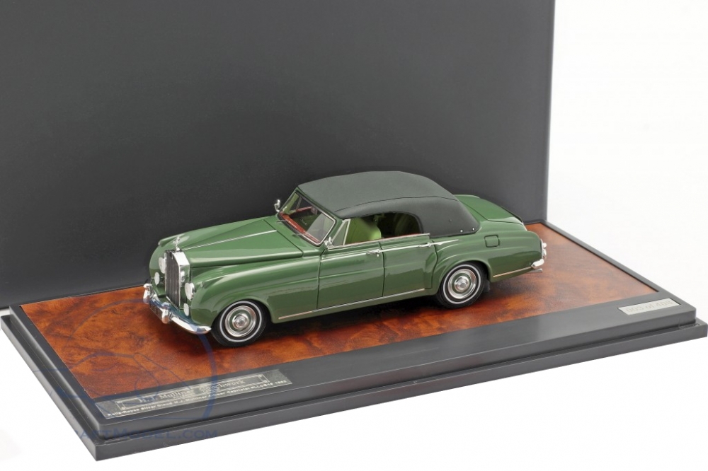 1:43 ROLLS ROYCE Silver Cloud H.J. Mulliner Cabriolet 4-двери #LLCB15 (закрытый) 1962 Green - MX41705-032
