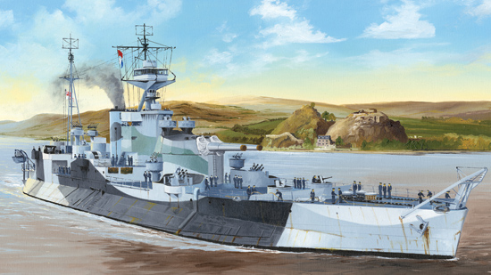 1:350 Сборная модель Корабль Монитор HMS Abercrombie - 05336