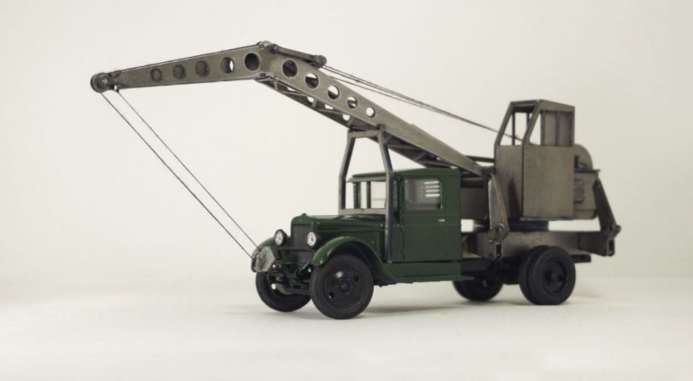 1:43 Набор для конверсии Автокран АДК-3 Bleichert на базе ЗИS-5 - MAXP56
