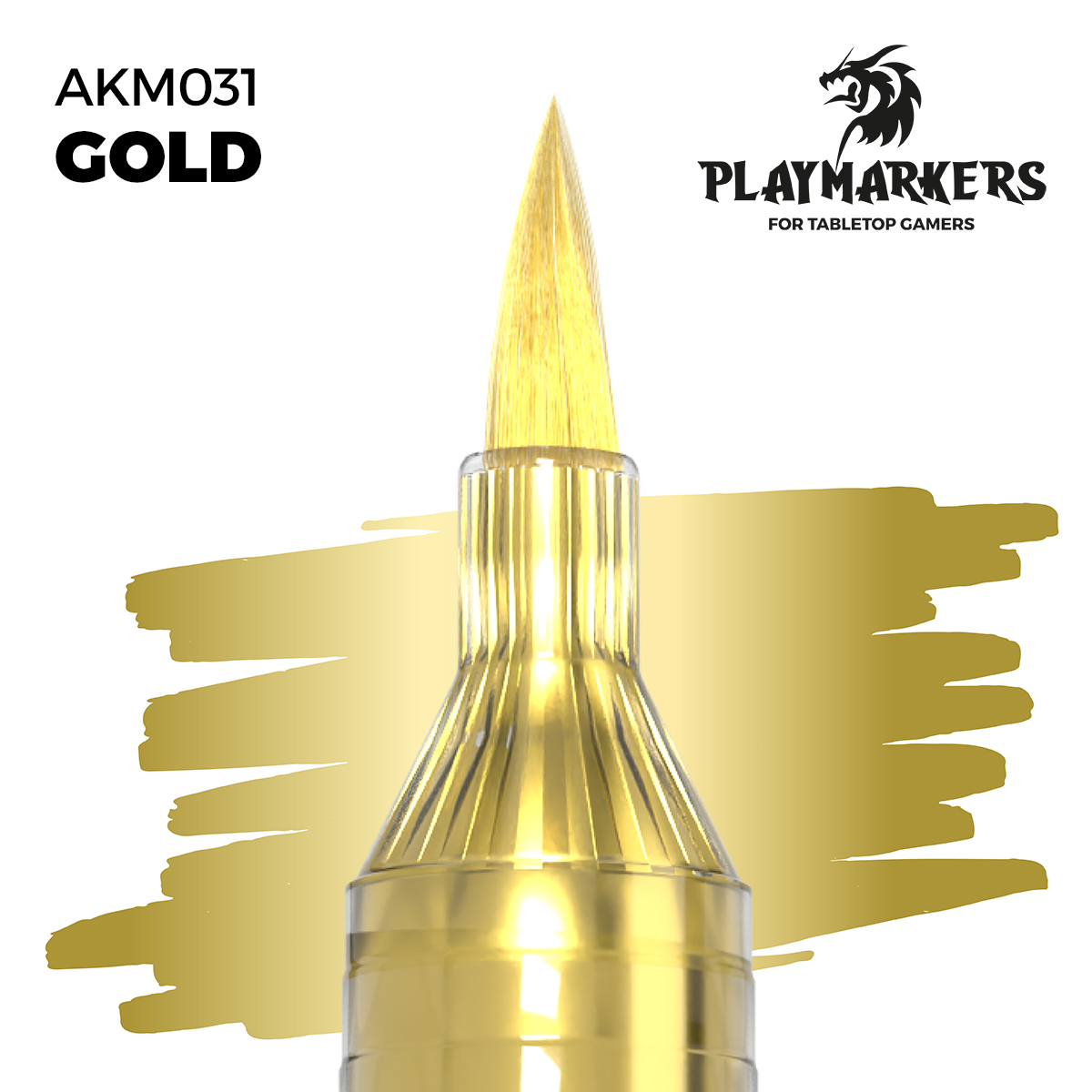 Акриловый маркер PLAYMARKER - Золотой / GOLD – PLAYMARKER - AKM031