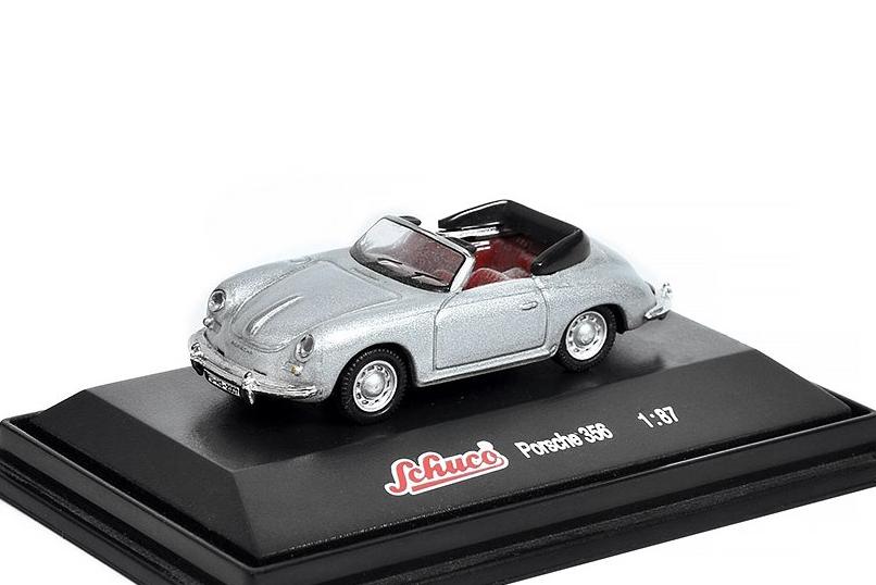 1:87 PORSCHE 356 Cabriolet (1956), silver - 4526-SILVER