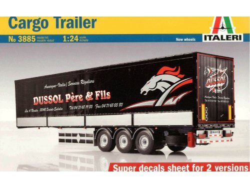 1:24 Сборная модель Автомобиль CARGO TRAILER - 3885