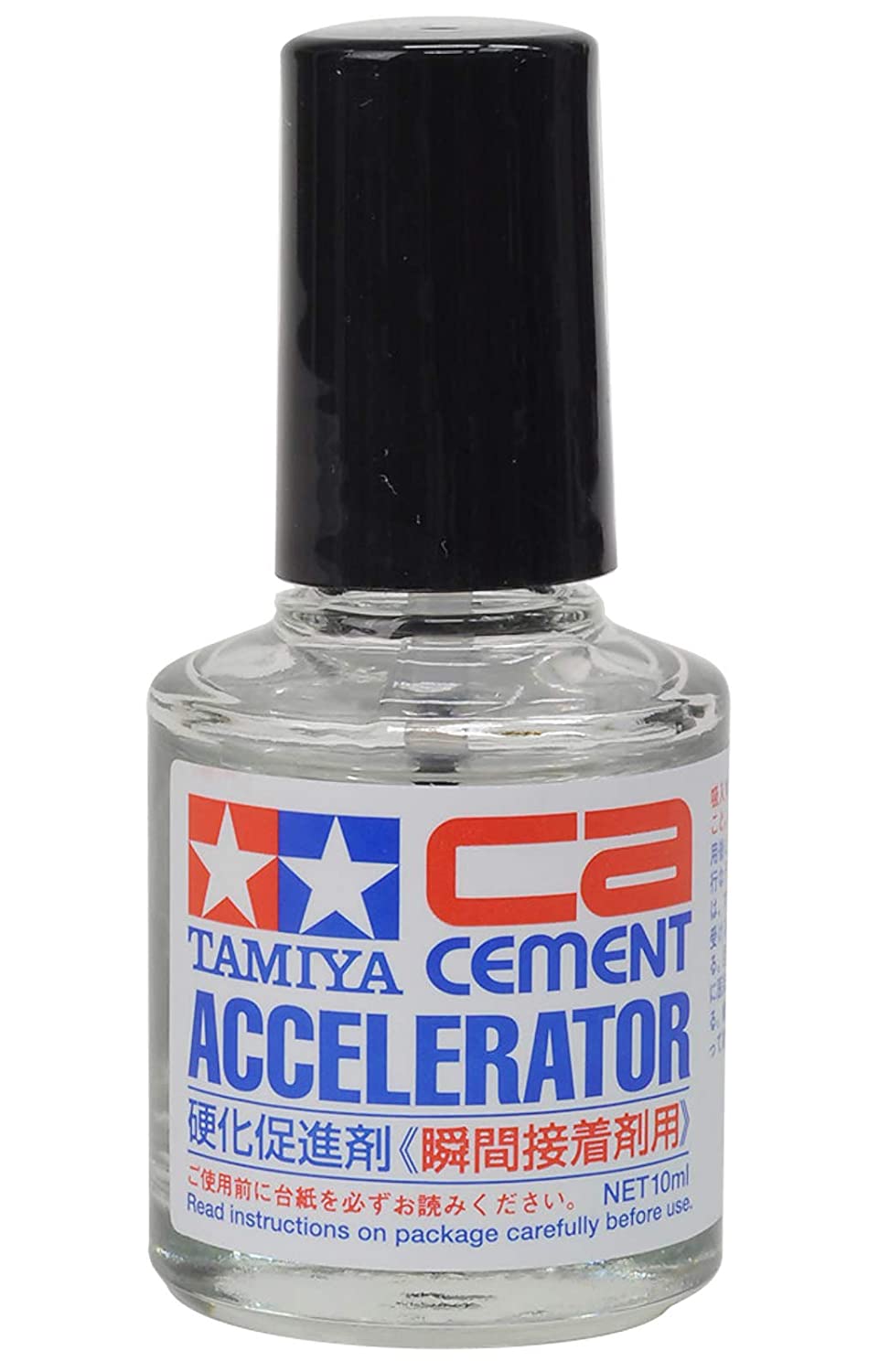 Ускоритель для цианокрилатного клея с кисточкой (Tamiya CA Accelerator), 10мл - 87138